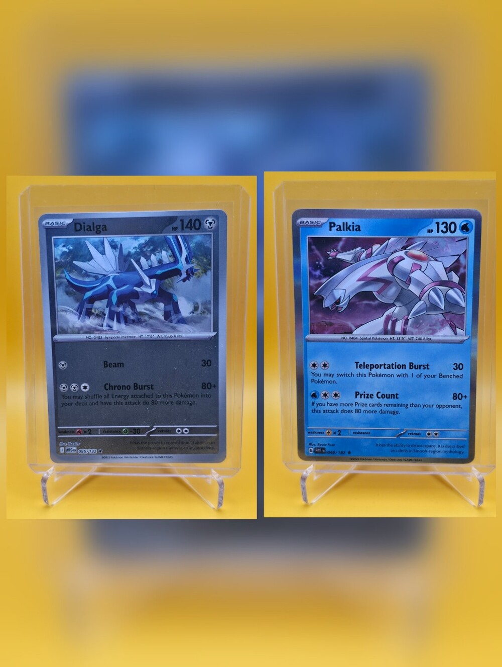 Pokémon TCG - Dialga & Palkia - Mega Evolution/Paradox Rift - 095/132 & 040/182
